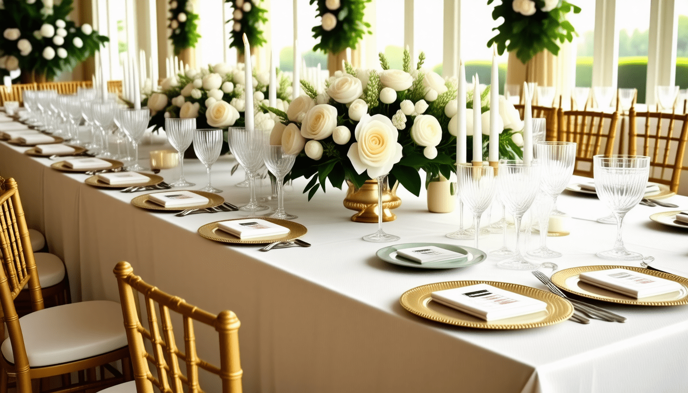 découvrez nos conseils pratiques pour organiser la disposition d'une table de mariage pour 70 personnes. apprenez à créer une ambiance harmonieuse et à maximiser l'espace, tout en tenant compte des préférences des invités. transformez votre réception en un moment inoubliable grâce à une planification soignée.