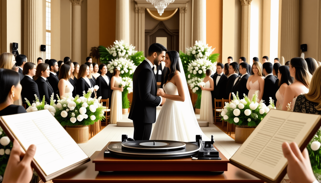 découvrez notre guide complet des meilleures musiques pour animer votre mariage à la mairie. que vous souhaitiez une ambiance romantique ou festive, trouvez les morceaux parfaits pour célébrer ce jour inoubliable.