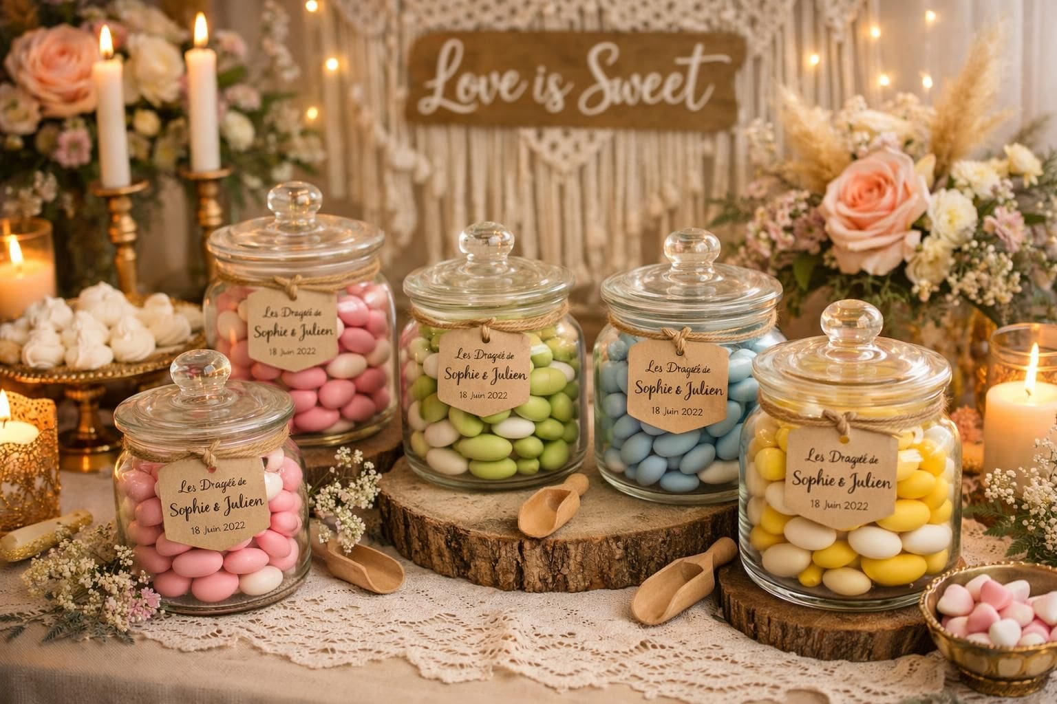 découvrez des idées de bonbons originales et délicieuses pour un mariage sucré et inoubliable en 2025. inspirez-vous pour créer une ambiance gourmande et festive.