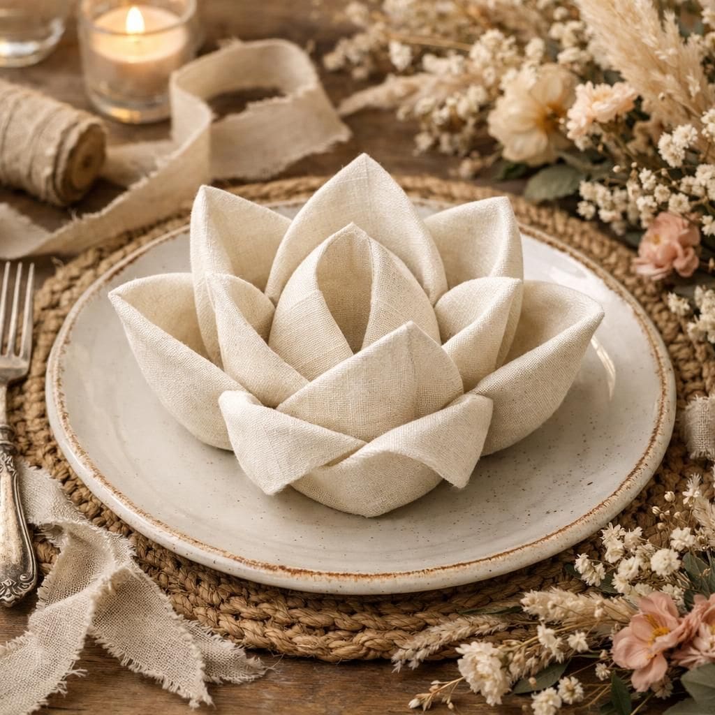 découvrez des idées originales et tendance pour décorer les serviettes de mariage champêtre en 2025, alliant charme naturel et élégance pour une cérémonie inoubliable.