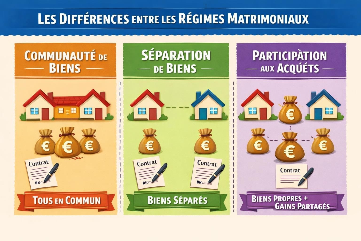 découvrez les avantages d'un contrat de mariage pour protéger vos biens, clarifier vos droits et anticiper les situations financières en cas de séparation ou de succession.