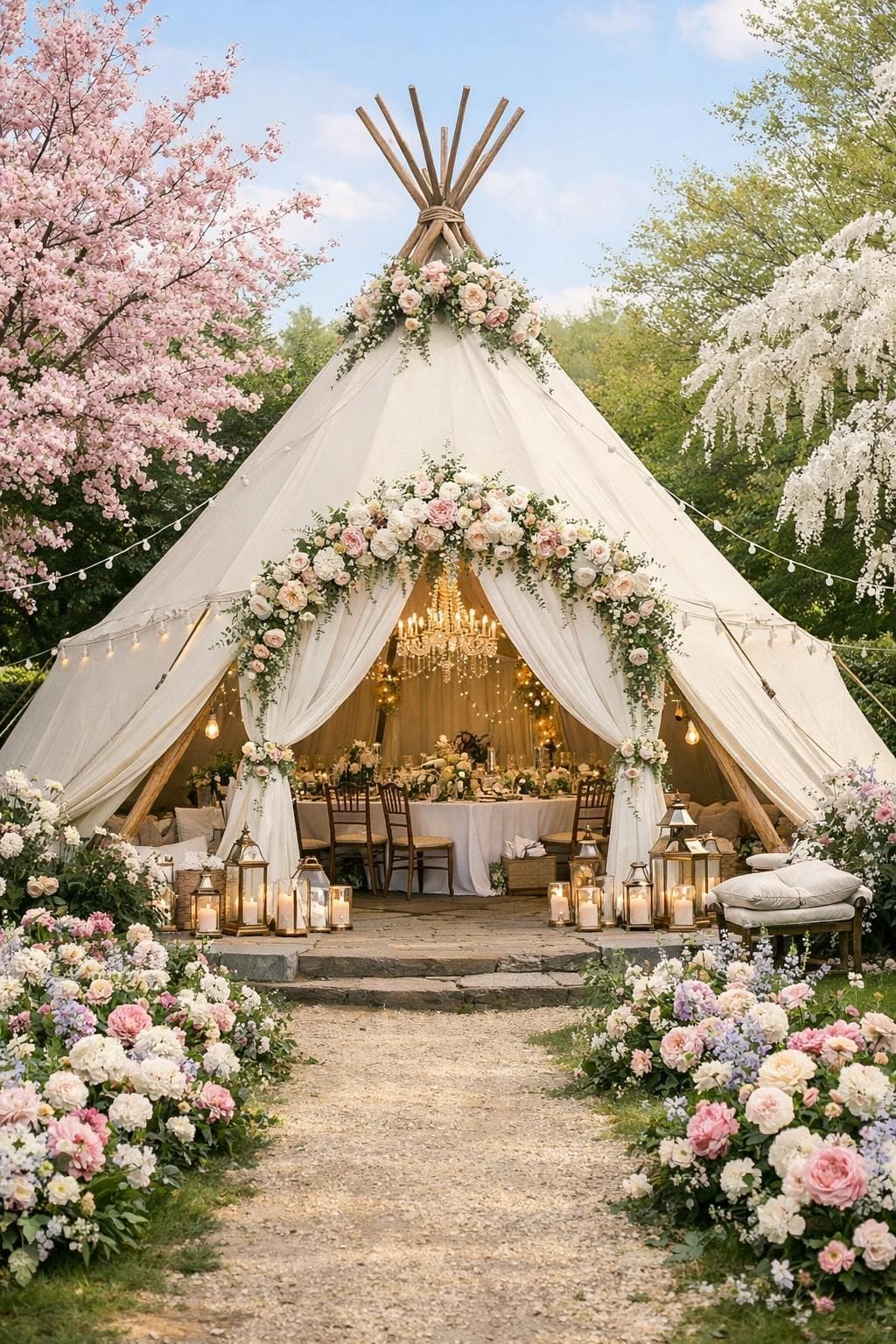 découvrez pourquoi un tipi est une option unique et élégante pour votre mariage. créez une ambiance chaleureuse et inoubliable en choisissant ce décor original pour votre journée spéciale.