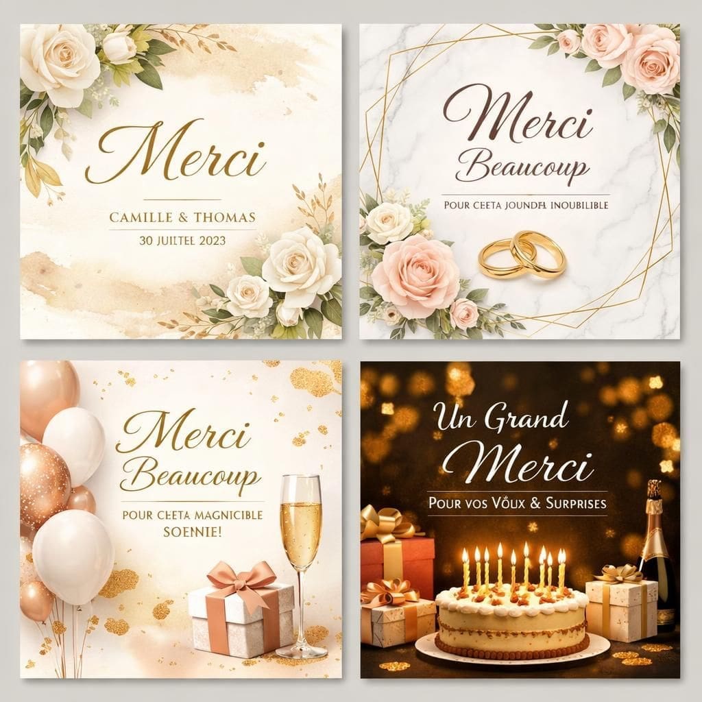 découvrez des idées créatives et des conseils pratiques pour personnaliser vos cartes de remerciements et exprimer votre gratitude avec style.