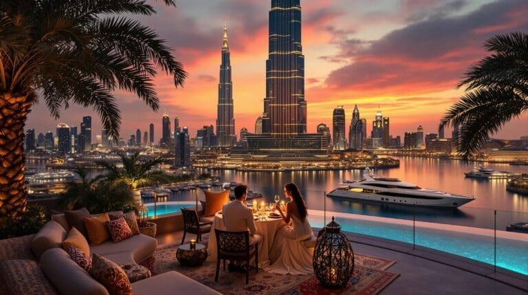 offrez-vous un voyage de noces inoubliable à dubaï, où le luxe rencontre l'aventure. explorez des paysages à couper le souffle, des boutiques de renommée mondiale et des activités palpitantes au cœur des émirats. vivez des moments magiques et créez des souvenirs qui dureront une vie.