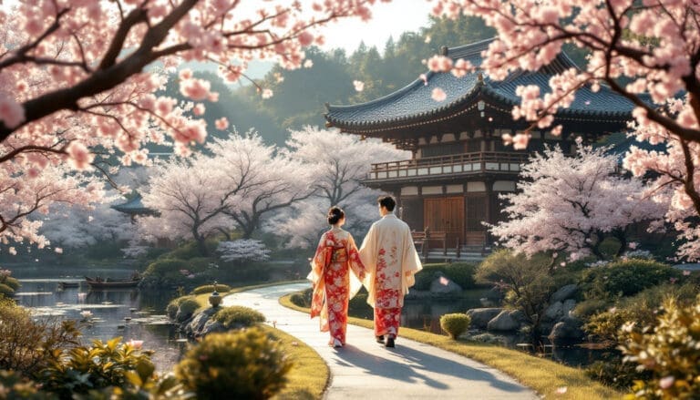 partez pour un voyage de noces inoubliable à kyoto, où vous serez émerveillés par la beauté des temples historiques et la magie des cerisiers en fleurs. explorez des paysages enchanteurs, savourez une cuisine délicate et vivez des moments romantiques au cœur de la culture japonaise.