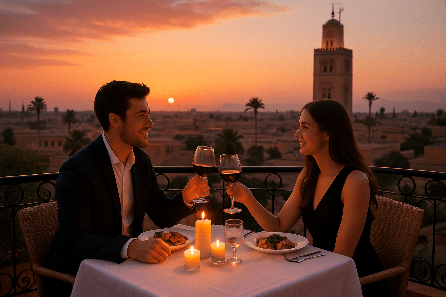 découvrez la magie d'un voyage de noces à marrakech, où chaque moment devient une évasion enchantée au cœur des mille et une nuits. entre souks colorés, jardins luxuriants et palais majestueux, créez des souvenirs inoubliables qui commenceront votre vie à deux sous le signe de l'amour et de l'exotisme.