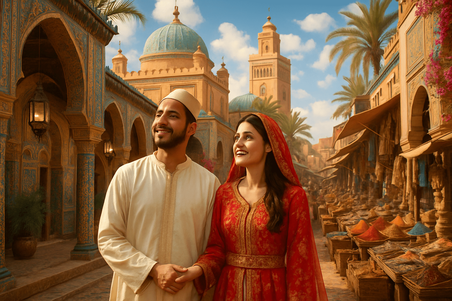 découvrez marrakech pour votre voyage de noces : une évasion enchantée au cœur des mille et une nuits. profitez d'un cadre romanesque, d'une culture riche et de paysages à couper le souffle pour célébrer votre amour dans une ville magique.
