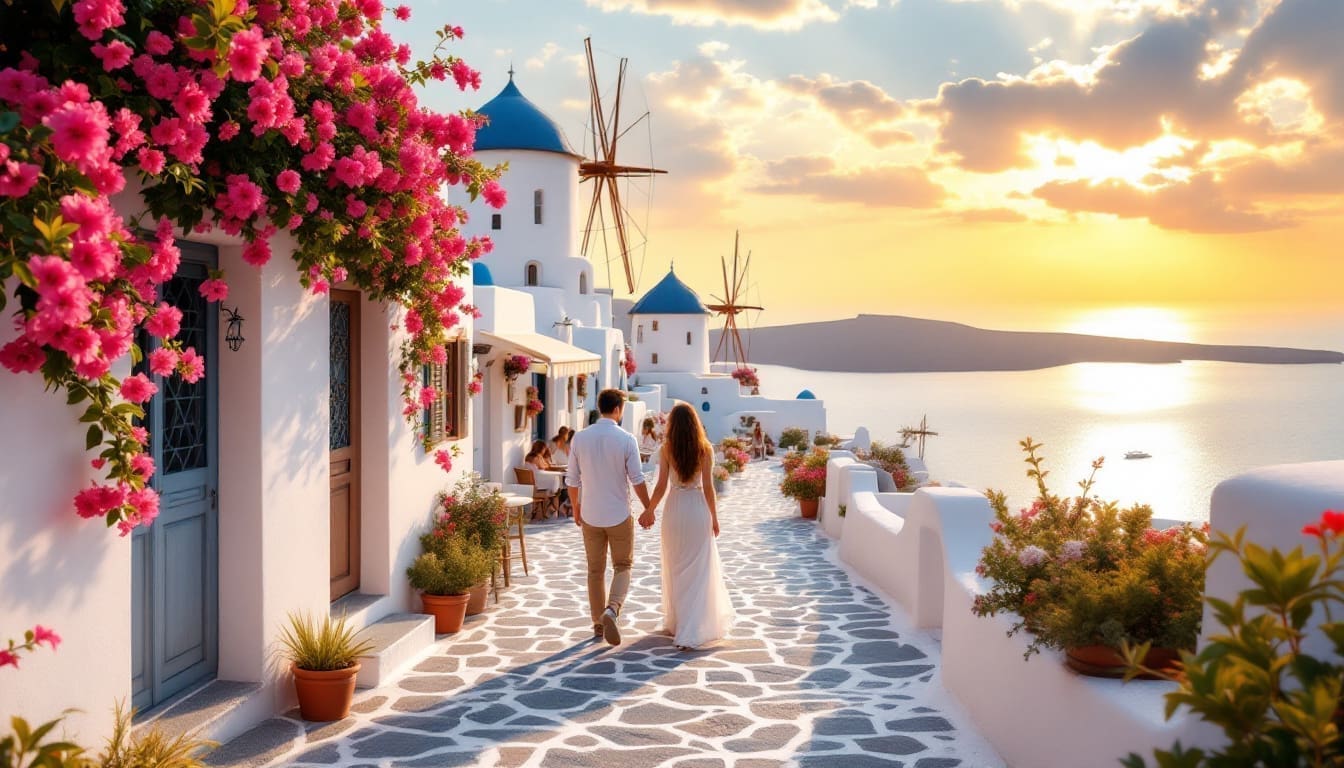 découvrez les trésors cachés de santorin lors de votre voyage de noces. explorez des paysages à couper le souffle, des plages secrètes et des tavernes pittoresques. vivez une expérience inoubliable sur cette île romantique.