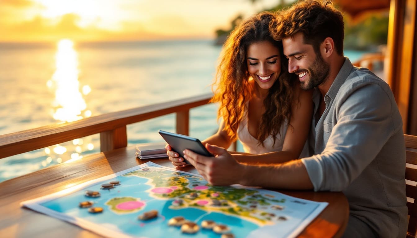 Conseils pour un voyage de noces aux Maldives.