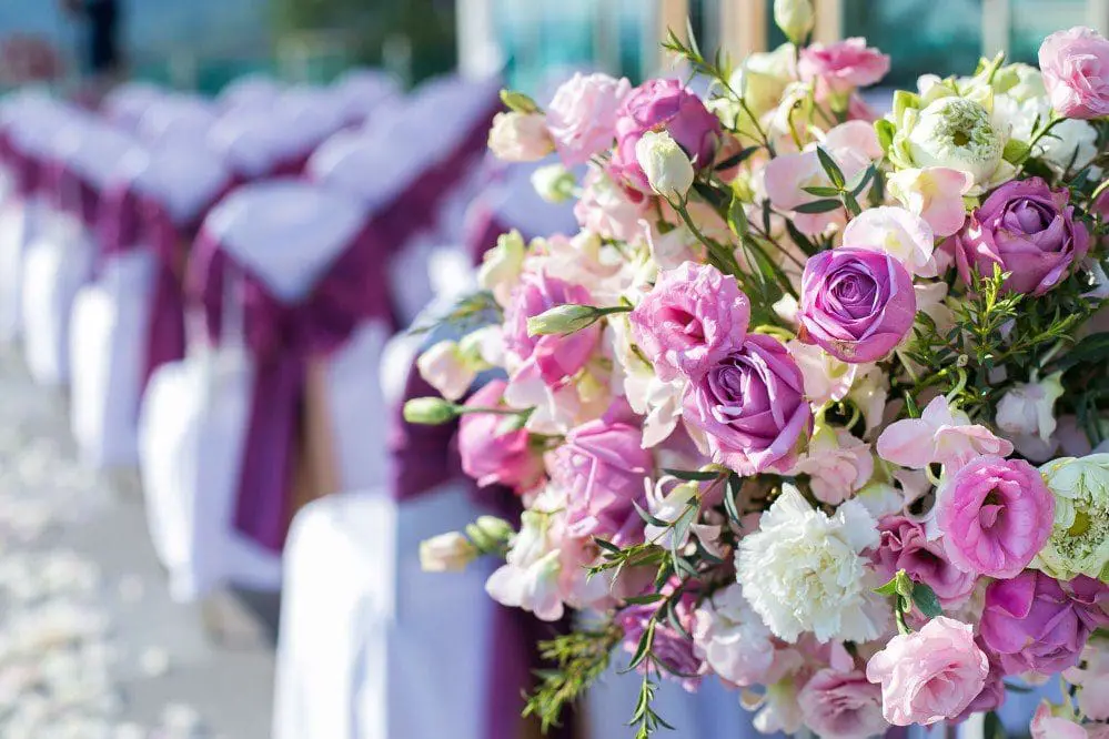 fleurs decorations mariage