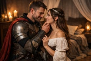 Jeux de roles en couple :Chevalier et maiden dans l'intimité