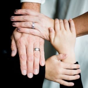 Pouvoir renouveler les voeux de mariage avec ses enfants...